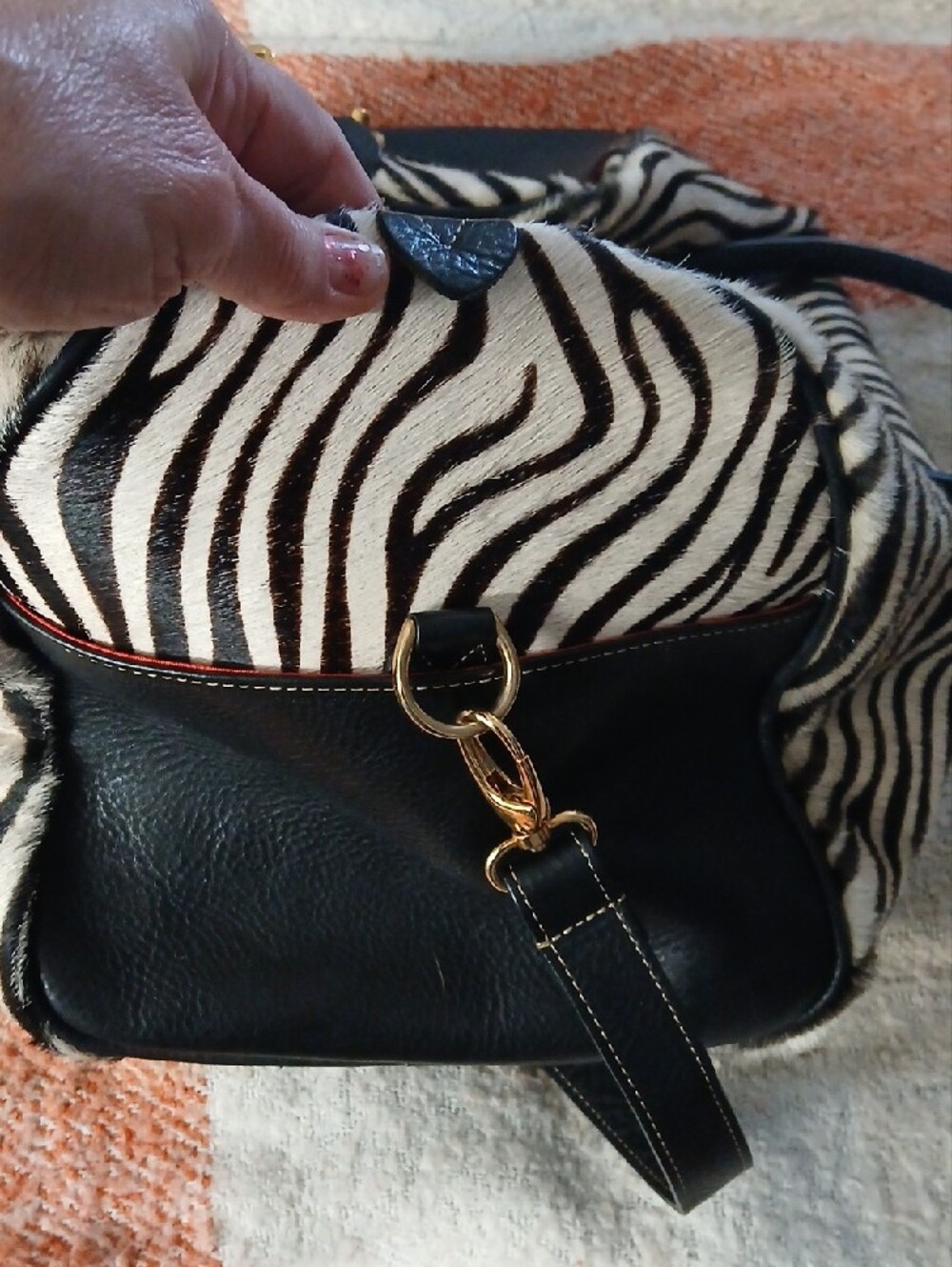 Terrida Italian Duffle Bag Zebra - Picture 9 of 9
